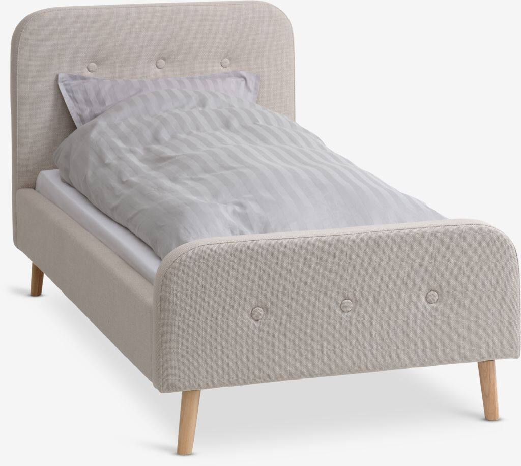 KONGSBERG KONGSBERG sengeramme 90x200cm beige stof