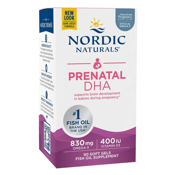 Nordic Naturals Prenatal DHA, kapsułki, 90 szt.