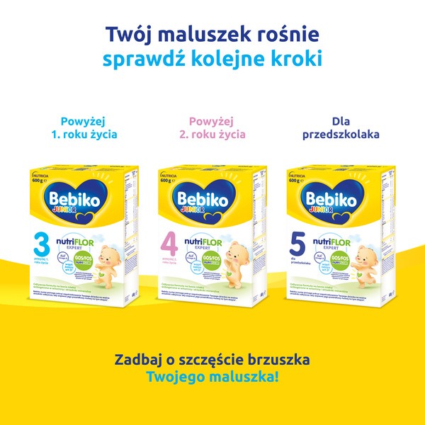 Bebiko 2 NUTRIflor Expert, mleko następne dla niemowląt, 6 m+, 600 g