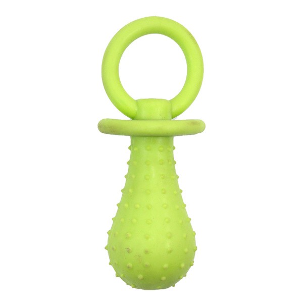 Pet Nova Smoczek z dzwonkiem, zabawka dla psa z gumy termoplastycznej, aromat miętowy, 14 cm, 1 szt.