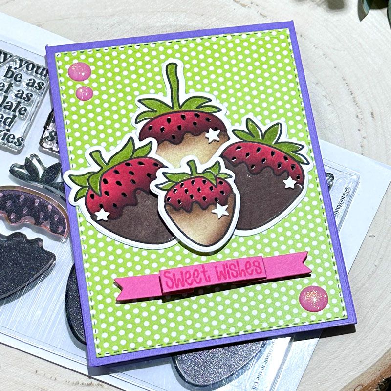 chocolatestrawberries2stamp Clear Stamp Set