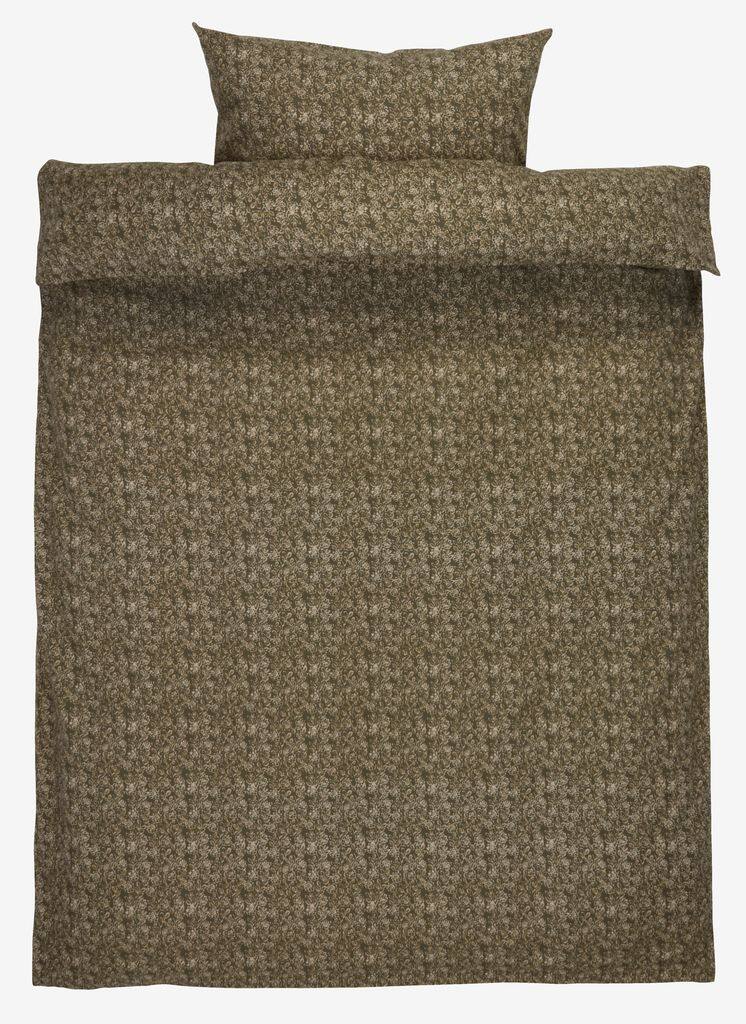 ROSA basis flannel sengesæt ROSA 140x200 olivengrøn