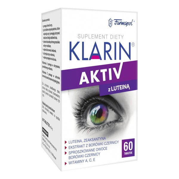 Klarin Aktiv, tabletki, 60 szt.