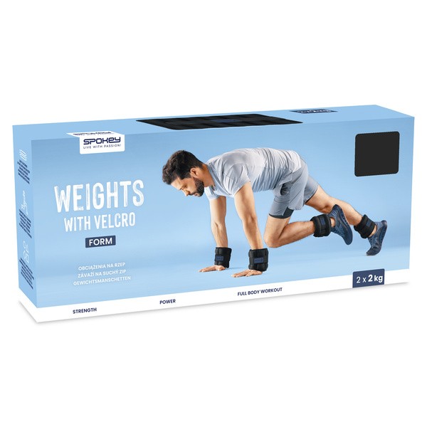 Spokey, Form, obciążenia na rzep 2 kg, 2 szt.