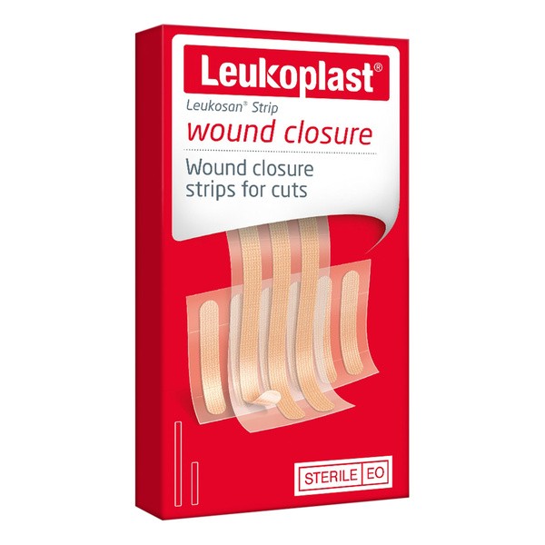 Leukoplast Leucosan Strip, paski do zamykania ran, 9 szt.