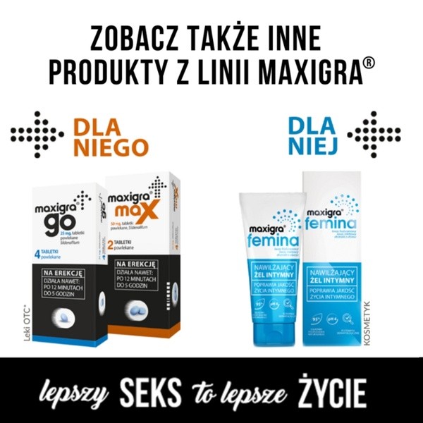 Tadalafil Maxigra, 10 mg, tabletki powlekane, 2 szt.