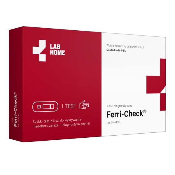 FERRI-Check, test na niedobór żelaza, 1 szt.