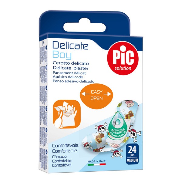 PiC Solution Delicate Boy, plastry 19 mm x 72 mm, 24 szt.