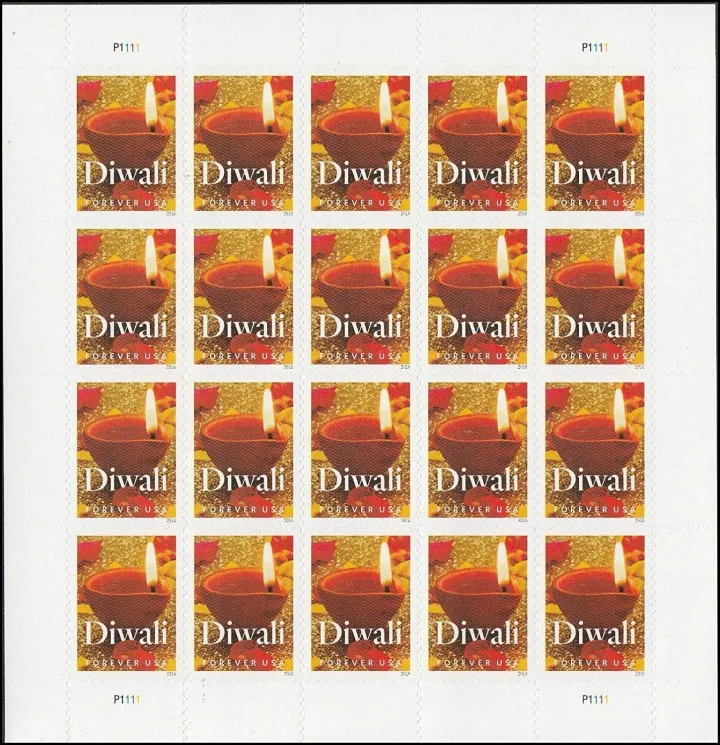 2016 USPS Diwali Celebration First Class Postage Stamps