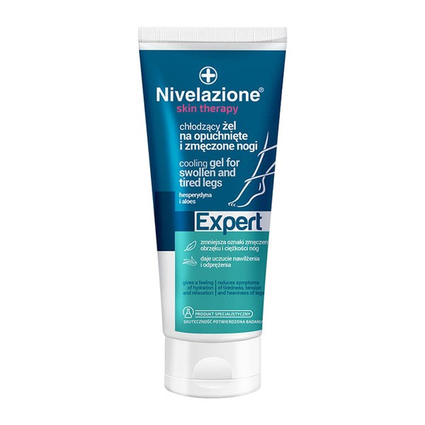 Nivelazione Skin Therapy Expert, chłodzący żel na opuchnięte i zmęczone nogi, 150 ml