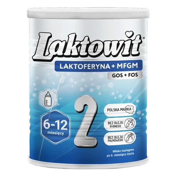 Laktowit Laktoferyna+MFGM 2, mleko następne po 6. miesiącu życia, 400 g