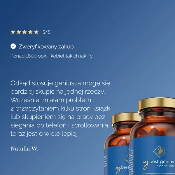 MyBestGenius 1 i 2, kapsułki, 120 szt. (60 szt. + 60 szt.)