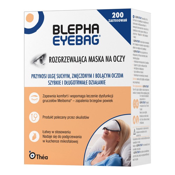 Blepha Eyebag, maska rozgrzewająca na oczy, 1szt.