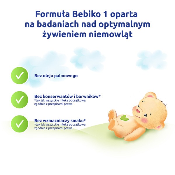 Bebiko 1 NUTRIflor Expert, mleko początkowe dla niemowląt, od urodzenia, proszek, 600 g