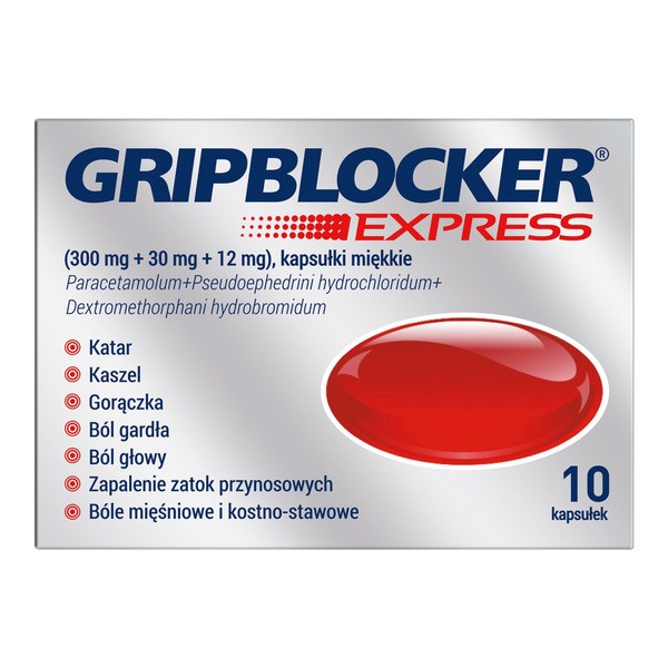 Gripblocker Express, kapsułki miękkie, 10 szt.