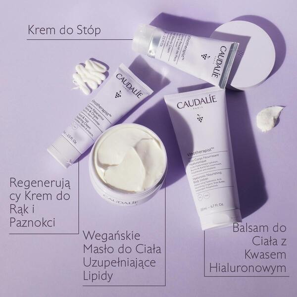 Caudalie Vinotherapist, regenerujący krem do rąk i paznokci, 75 ml