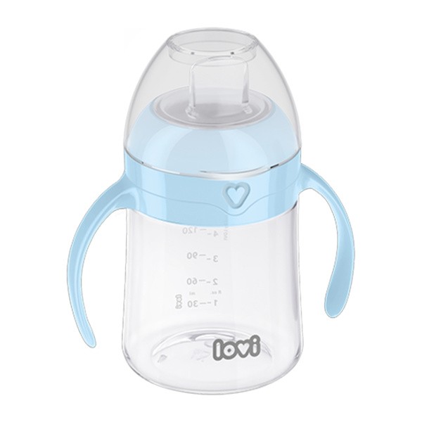 Canpol Lovi, pierwszy kubek z ustnikiem, 6 m+, blue, 150 ml