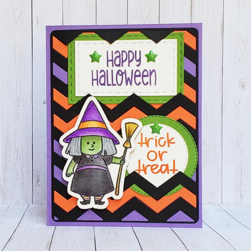 Halloween Pudgies Clear Stamp Set of 7