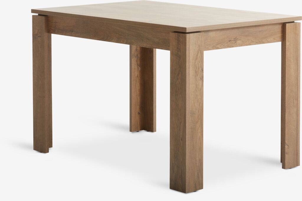 VEDDE 80x120 spisebord i vild eg farve