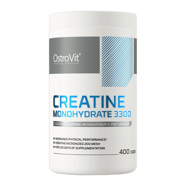 OstroVit Creatine Monohydrate 3300, kapsułki, 400 szt.
