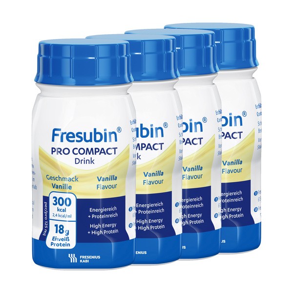 Fresubin Pro Compact Drink, smak wanilia, 4 x 125 ml