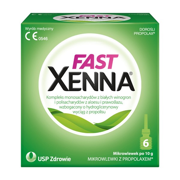 Xenna Fast, mikrowlewki, 10 g x 6 szt.