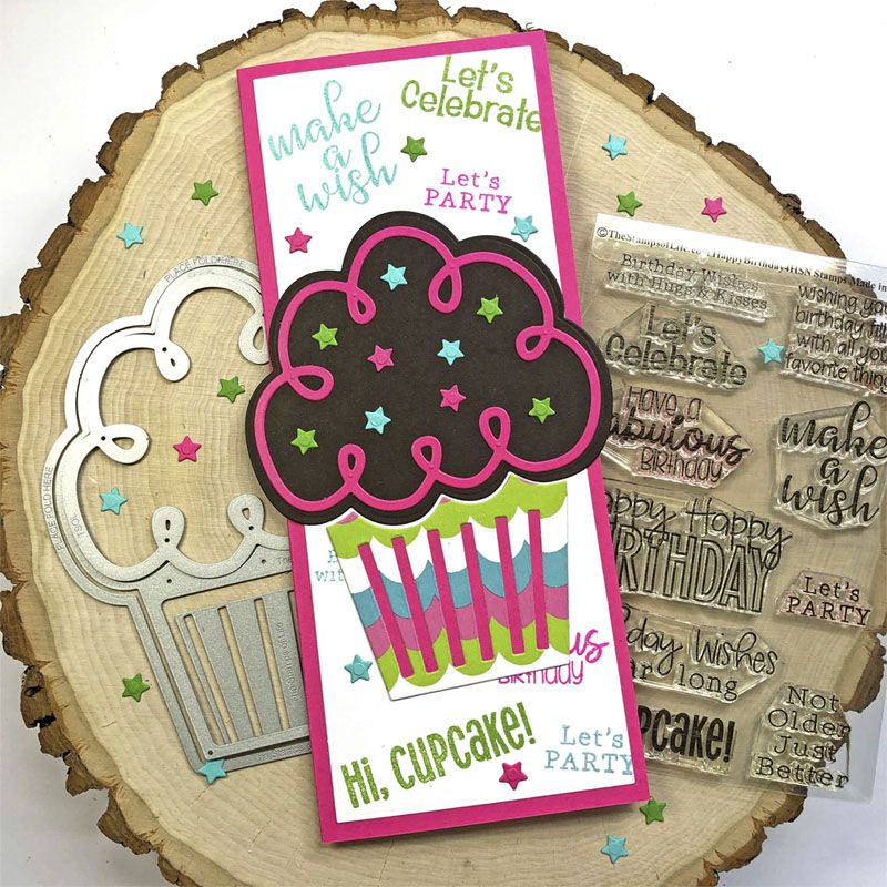 HappyBirthday4HSN Clear Stamp Set