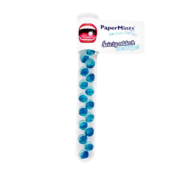 Paper Mints Cool Caps, Miętowe kulki, 18 szt.