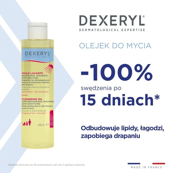 Dexeryl Cleansing Oil, olejek oczyszczający, 200 ml
