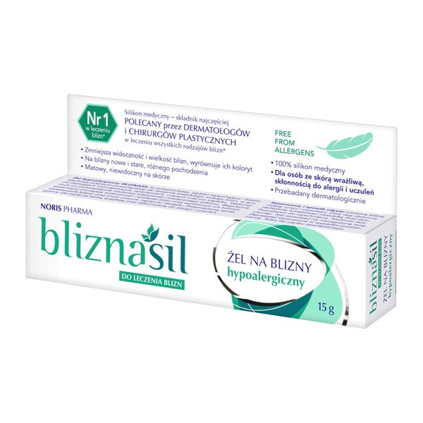 Bliznasil, żel do leczenia blizn, hypoalergiczny, 15 g