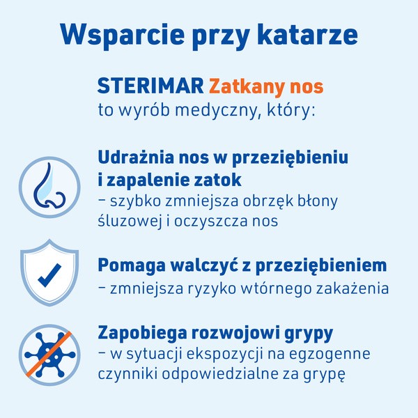 Sterimar Zatkany Nos, roztwór hipertoniczny, spray, 50 ml