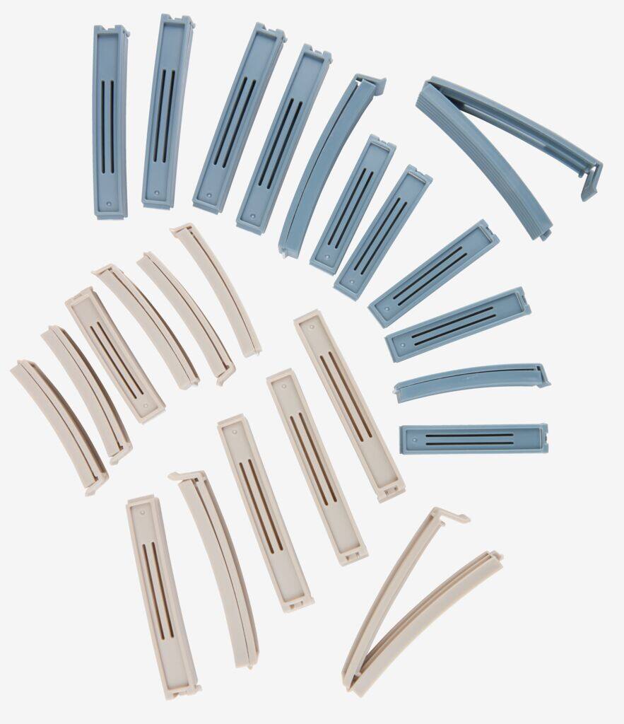 CLEMENS taskeclips, forskellige farver, 12 stk./pakke