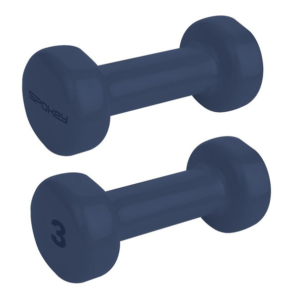Spokey Shape, zestaw hantli winylowych, 2 x 3 kg