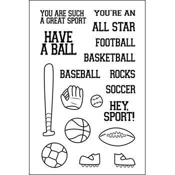 sports2stamp Clear Stamp Set