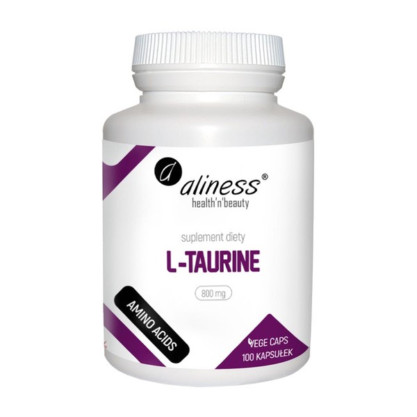 Aliness L-Taurine 800 mg, kapsułki, 100 szt.