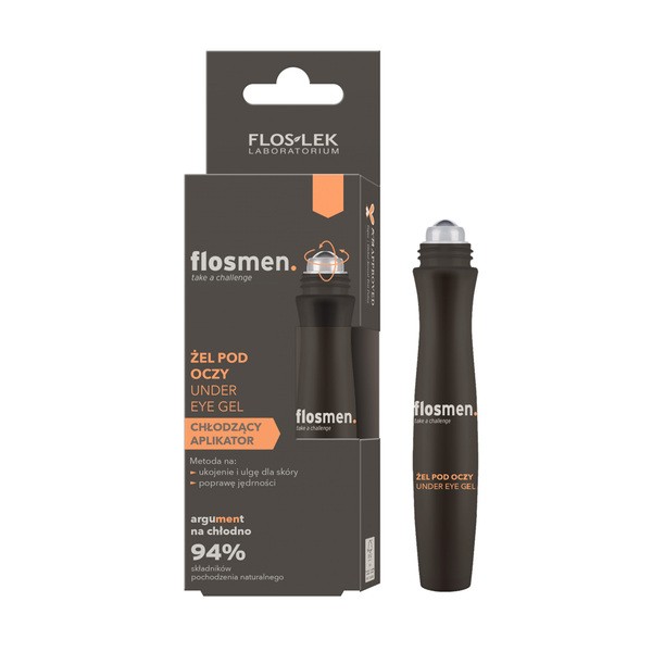 Flos-Lek Flosmen, żel pod oczy, 15 ml
