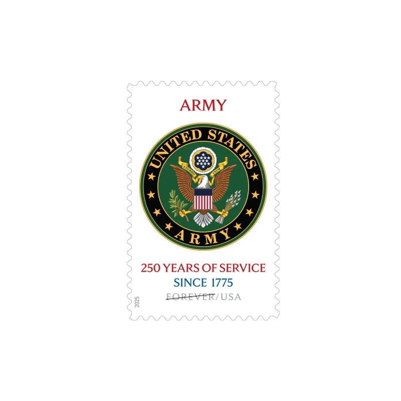 U.S. Army 250th Stamps Sheet of 20