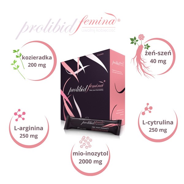 Prolibid Femina, saszetki z proszkiem, 30 szt.