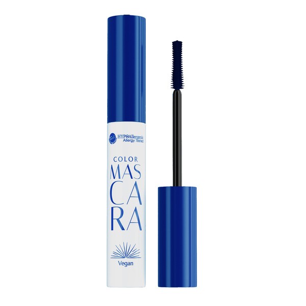 Bell Hypoallergenic Color Mascara, kolorowy tusz do rzęs, 02 Neon Blue, 8 g