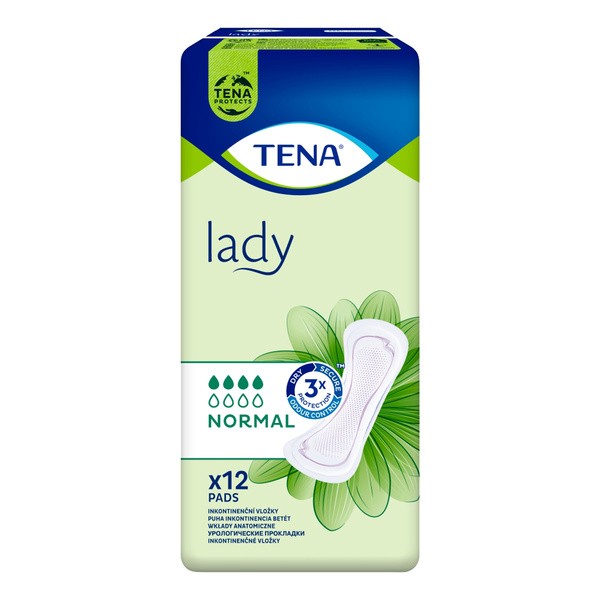 TENA Lady Normal, specjalistyczne podpaski, 12 szt.