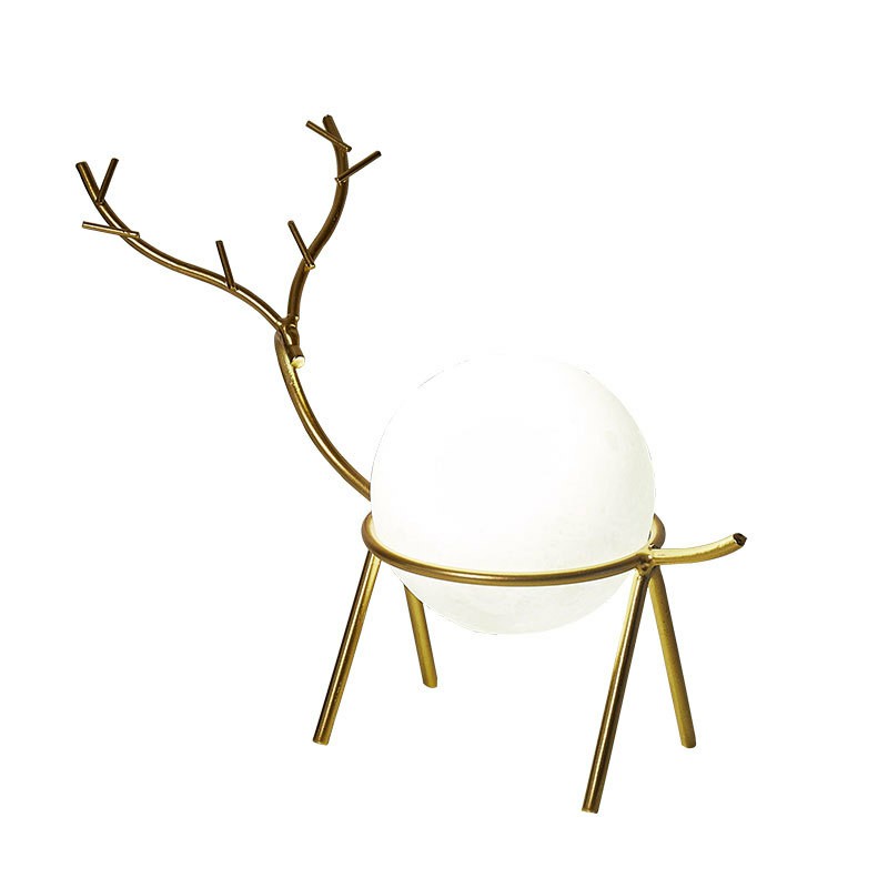 Novelty Creative Smart Portable Wireless Deer Shape Music Light Speaker For Home Living Room Bedside Table TV Cabinet Desk Use