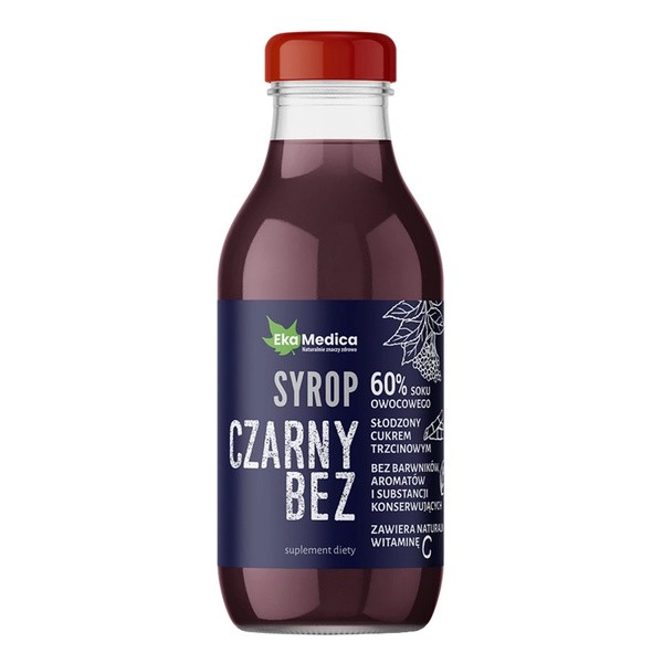 EkaMedica Syrop Czarny Bez, syrop, 300 ml