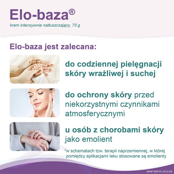 Elo-baza, krem intensywnie natłuszczający, 75 g