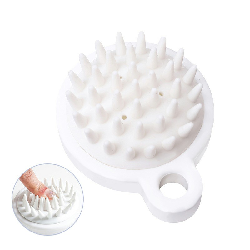 Silikonowa szczotka do masażu skóry głowy, grzebień do mycia włosów, szczotka prysznicowa, wanna, spa, szczotka do masażu wyszczuplającego