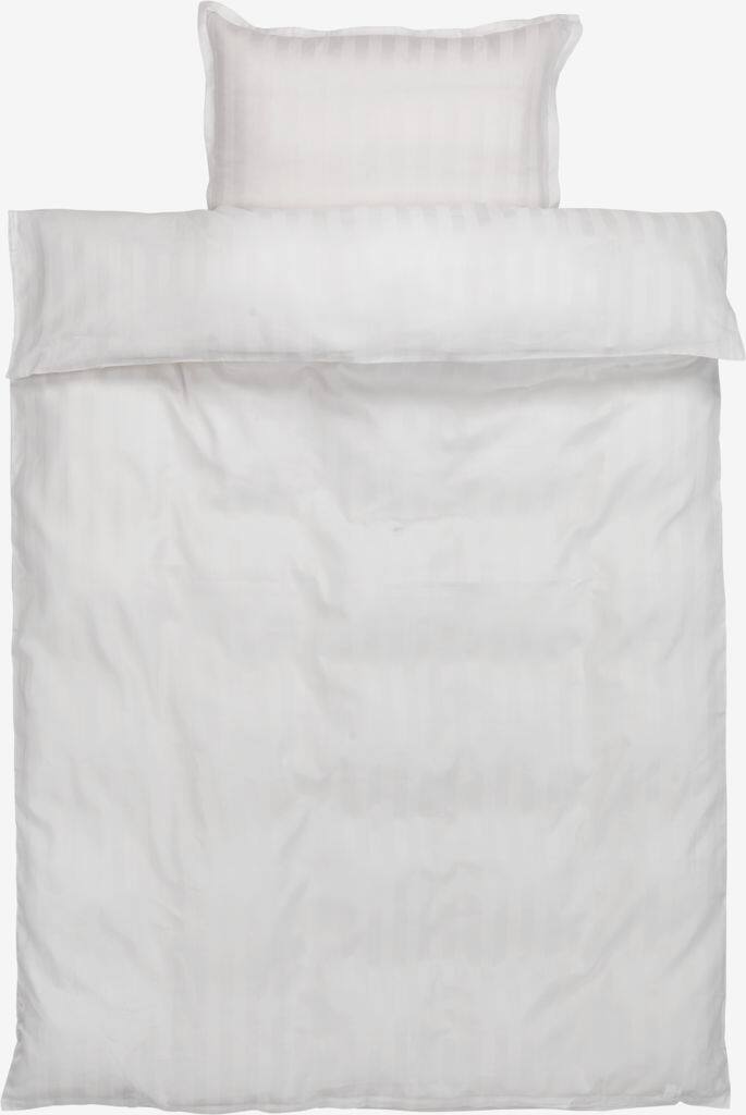 NELL Guld NELL satin sengesæt 140x200 hvid