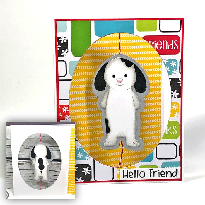 hangingoutdog2stamp Clear Stamp Set