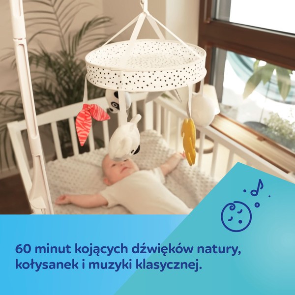 Canpol Babies, sensoryczna karuzela z pozytywką/Bluetooth BabiesBoo, 1 szt.