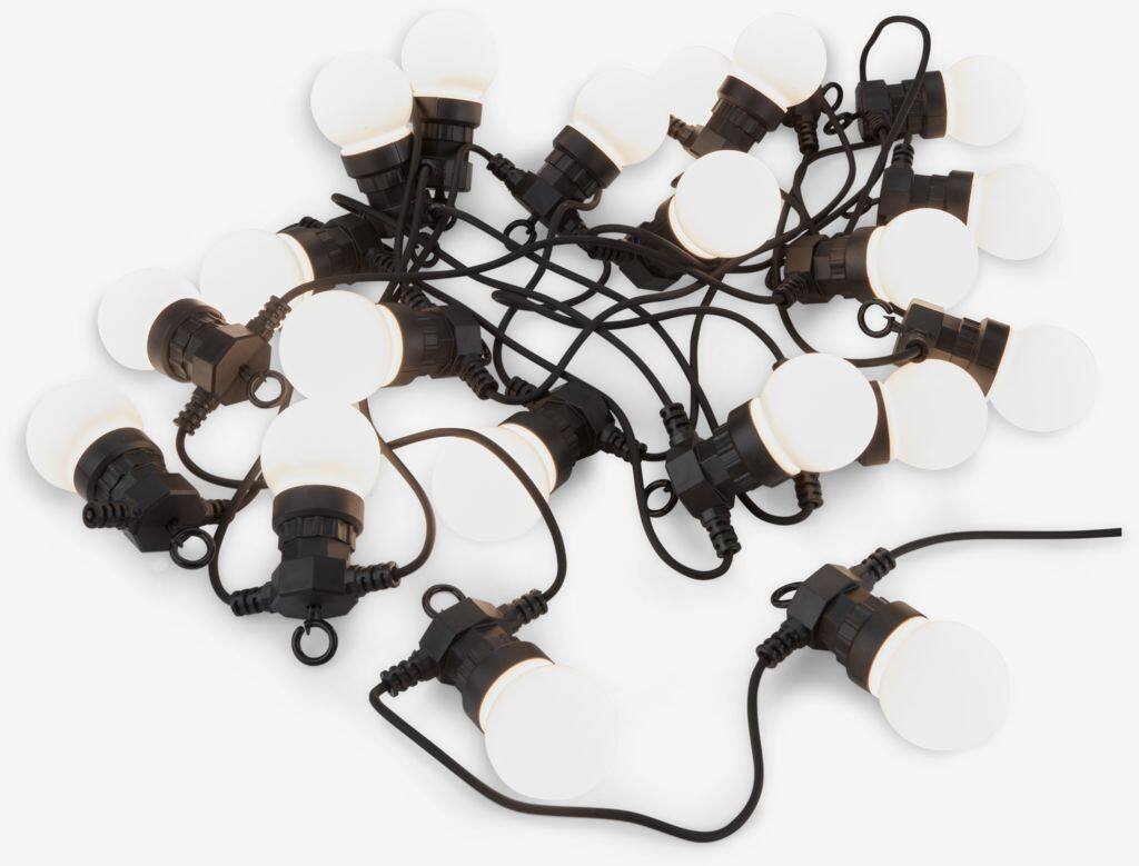 FESTING LED-lyskæde FESTING L670 cm med 20 hvide LED'er