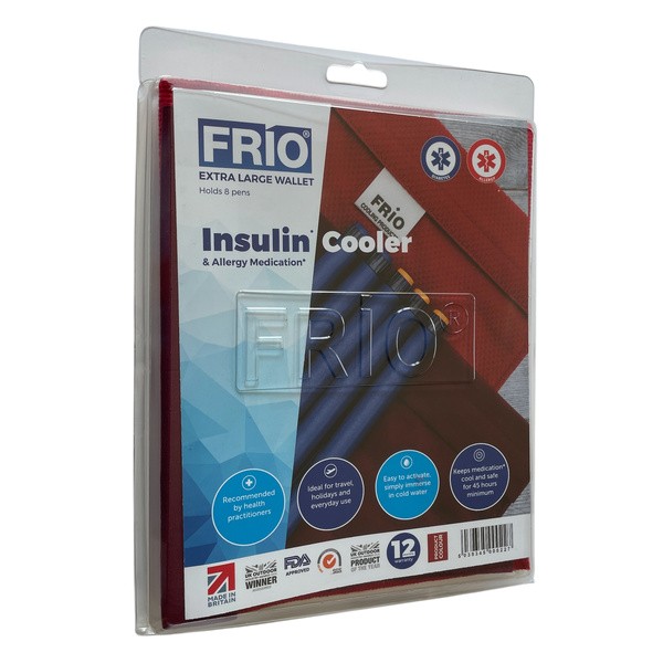 Frio Extra Large, termiczne etui do przechowywania insuliny, czerwone, 1 szt.
