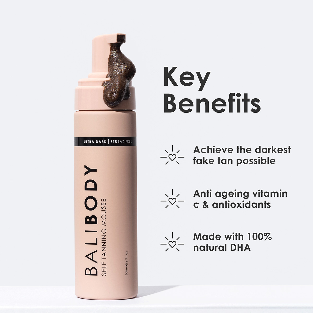 Bali Body Ultra Dark Tanning Mousse (200ml)